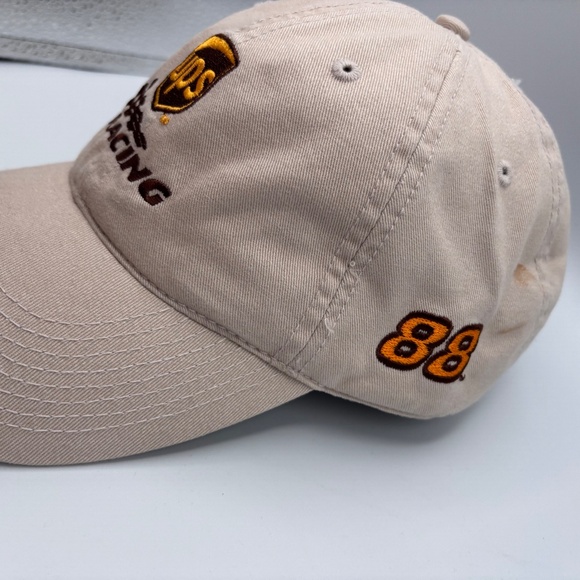 UPS Callaway Checkered Racing Embroidered Dale Jarrett #88 Beige Racing Hat NWT! - Picture 3 of 12
